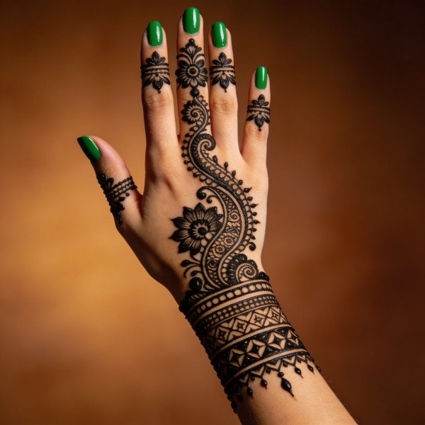 Plain Henna (Weaves Shape)