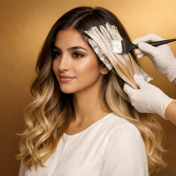 Safe hair lightening free of ammonia