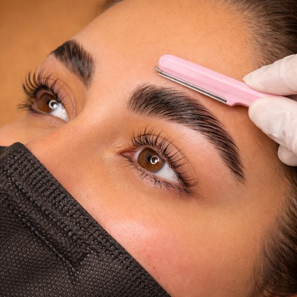 Eyebrow Razor Cleaning